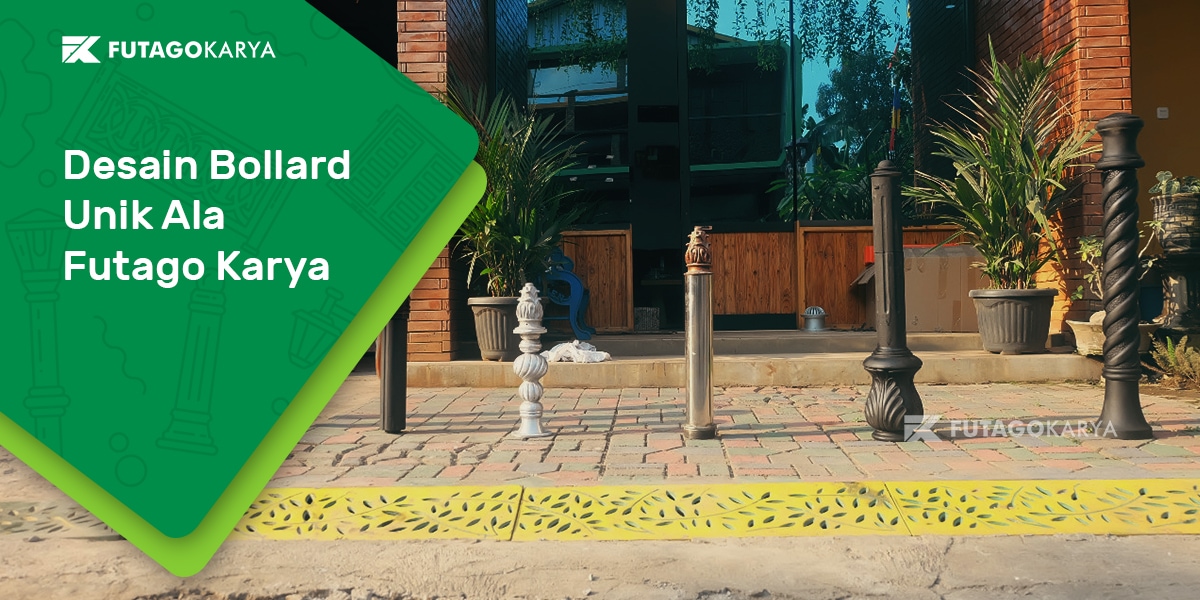 5 Desain Bollard Pembatas Jalan Unik Futago Karya