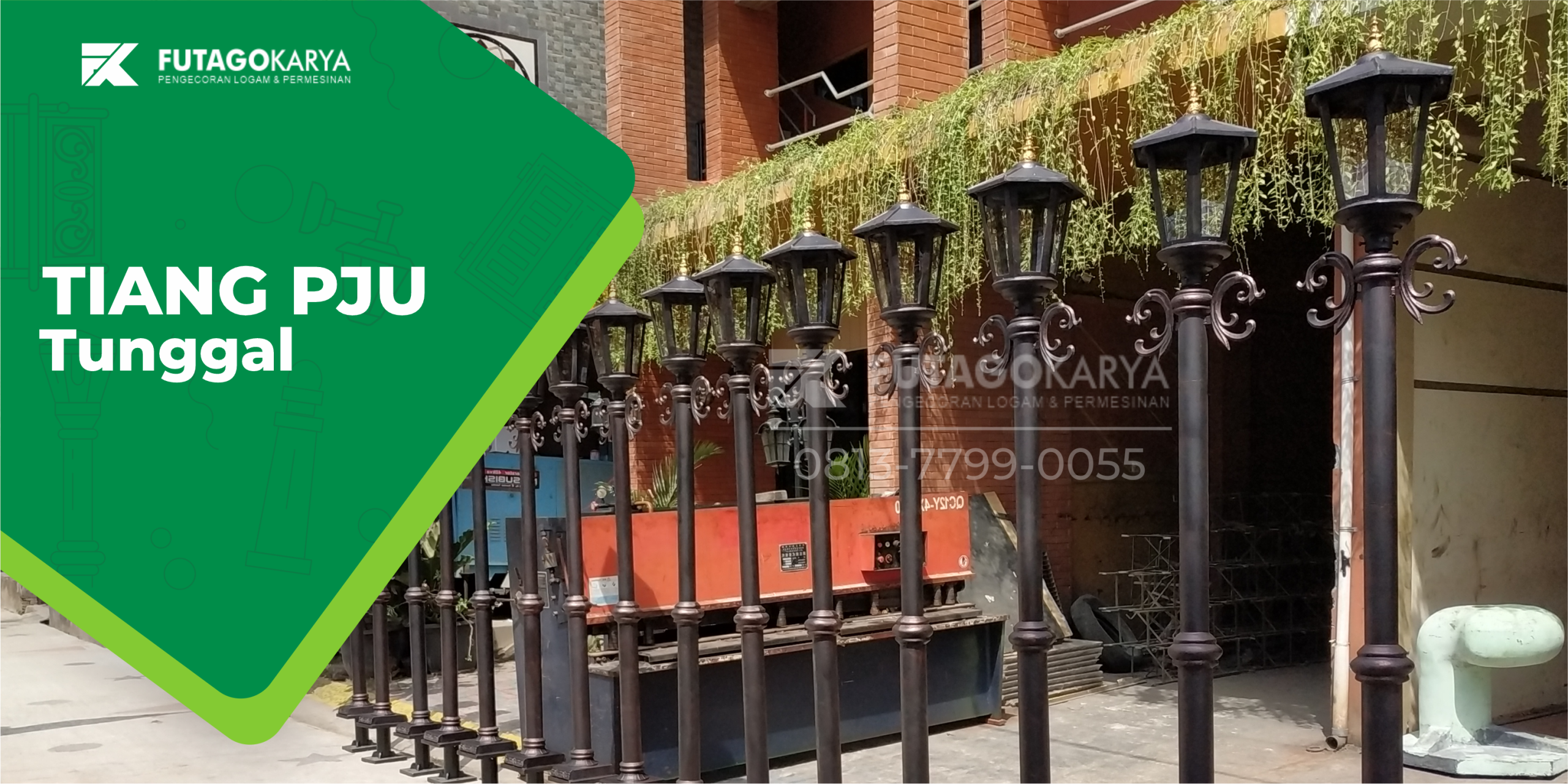 Tiang PJU Tunggal Banyumas