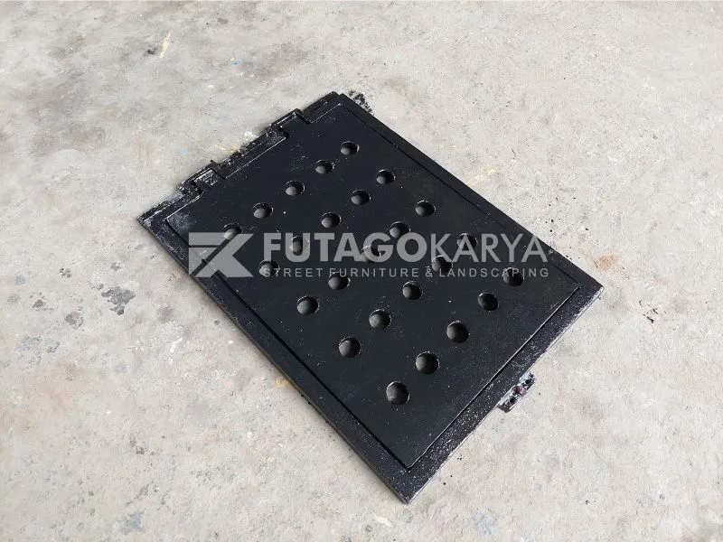 Gril Manhole Cover Besi untuk Kota Jogja