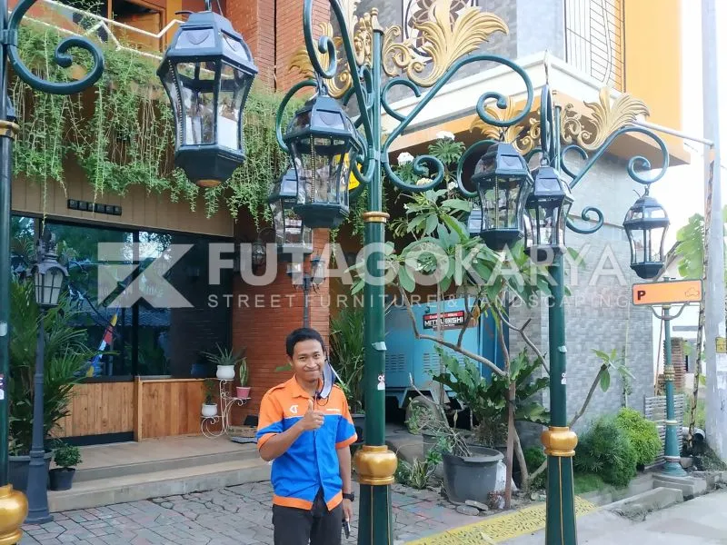 Tiang Lampu Taman Minimalis