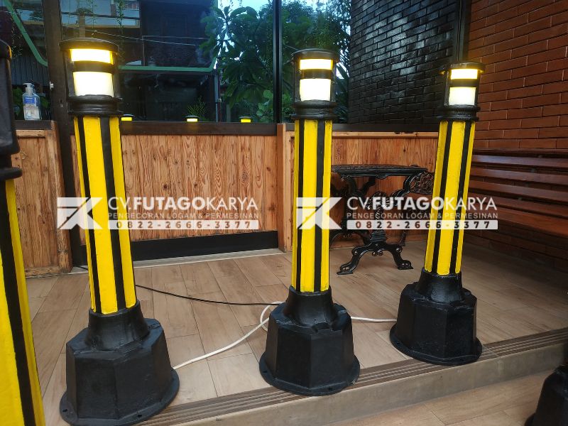 Bollard Lampu Taman dan Trotoar Pedestrian Berkualitas