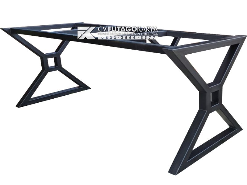 Kaki Meja Besi Hollow Desain Bisa Custom