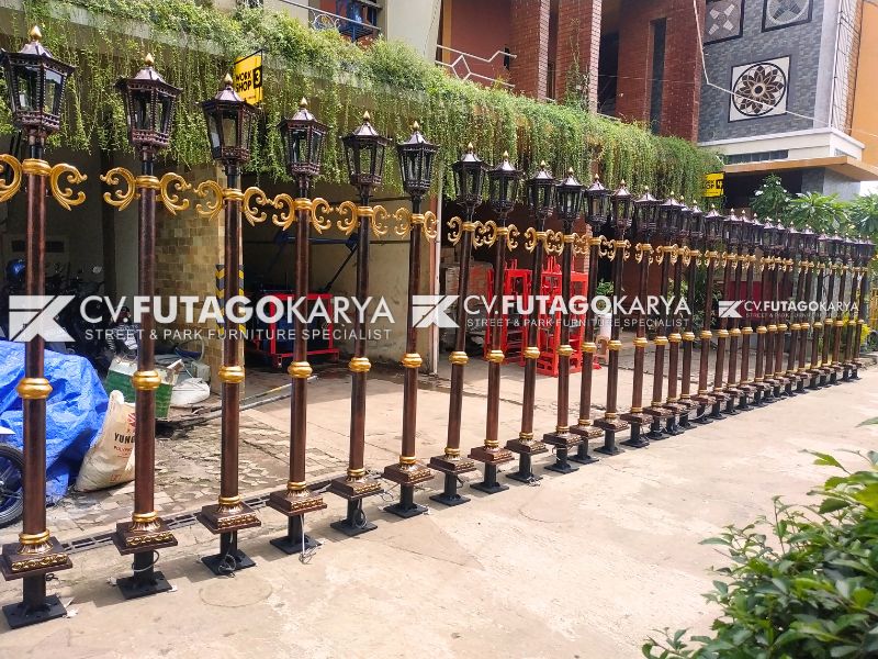 Lampu Taman Tiang Besi Langsung Produsen