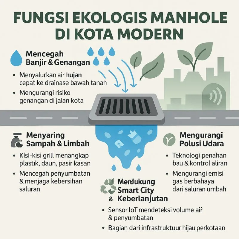 Fungsi Ekologis Manhole di Kota Modern