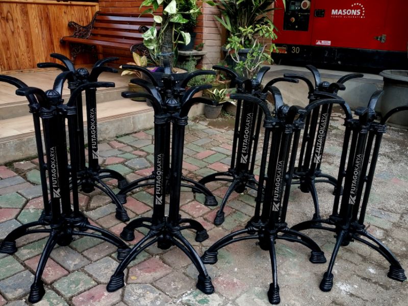 Kaki Meja Estetik Bahan Besi Minimalis