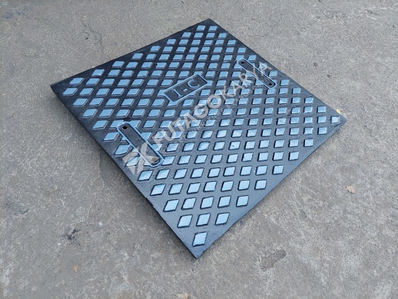Tutup Manhole Cover Bahan Besi Tahan Lama