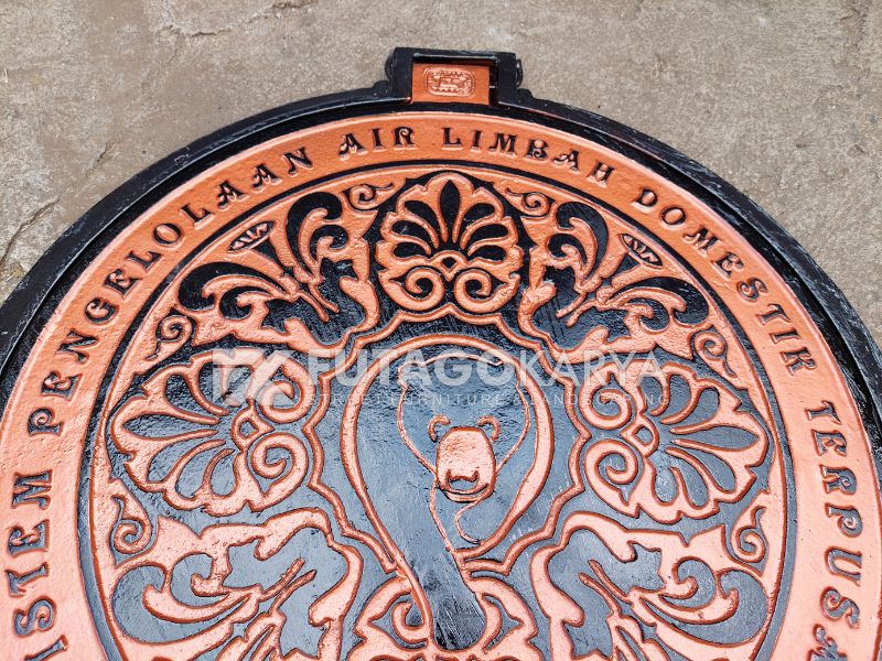 Tutup manhole Cast Iron 