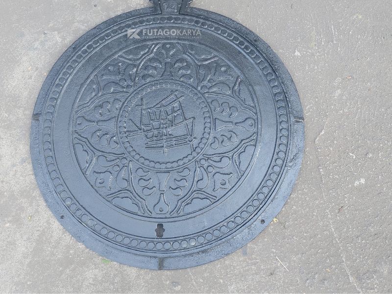 Penutup Manhole Cover Besi Kuat dan Tahan Lama