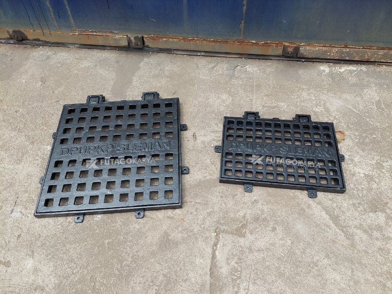 Tutup Got dari Besi Grill Drainase Berkualitas