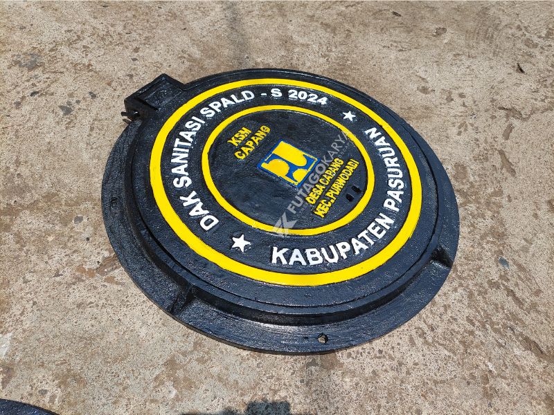 Tutup Manhole Besi Cast Iron Bahan Berkualitas