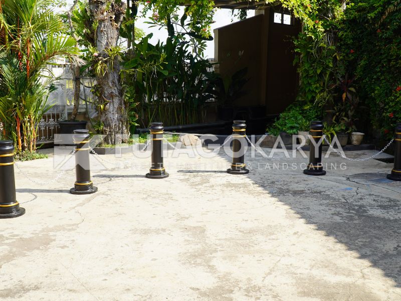 Bollard Trotoar Pembatas Jalan Percantik Jalur Pejalan Kaki