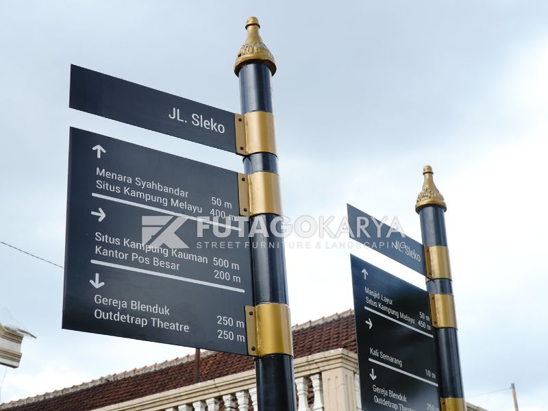 Jasa Pembuatan Tiang Papan Nama Jalan