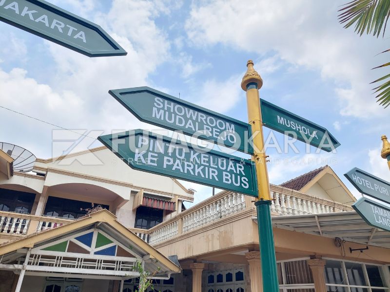 Material Tiang Papan Nama Jalan Pilih Bahan yang Tepat