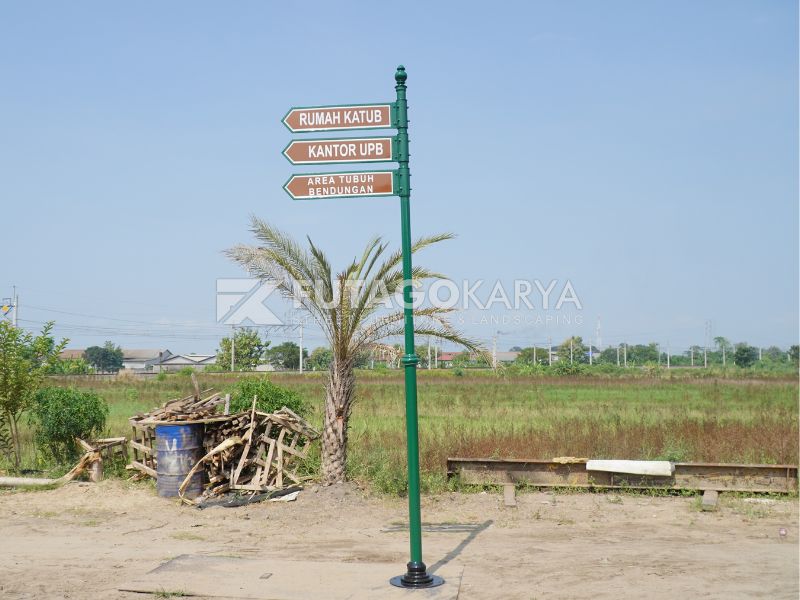 Tiang Nama Jalan Terbaik Estetis untuk Tata Kota
