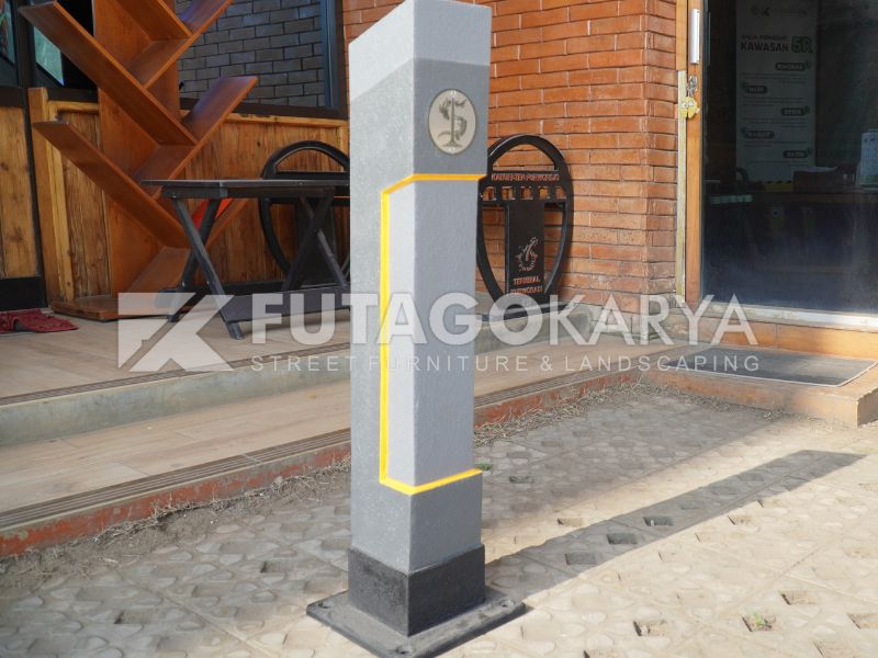 Trotoar Pembatas Jalan Estetis untuk Jalur Lalu Lintas