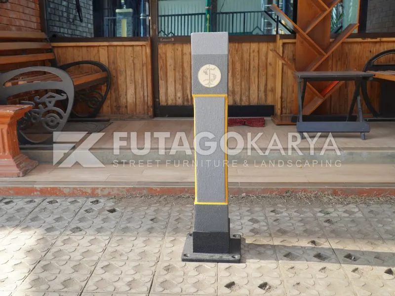 Bollard Statis Pilar Permanen untuk Keamanan di Ruang Publik