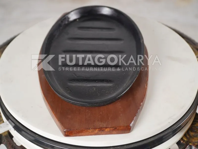 Hot Plate Oval untuk Hidangan Elegan dan Tahan Lama